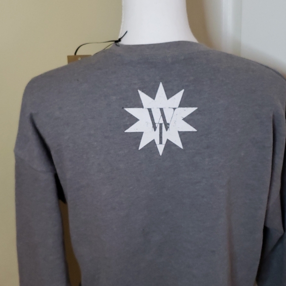 Girlpower Gray crop sweatshirt - Picture 4 of 5